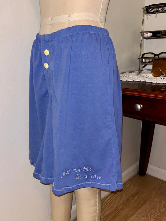 Blue Long Shorts Small