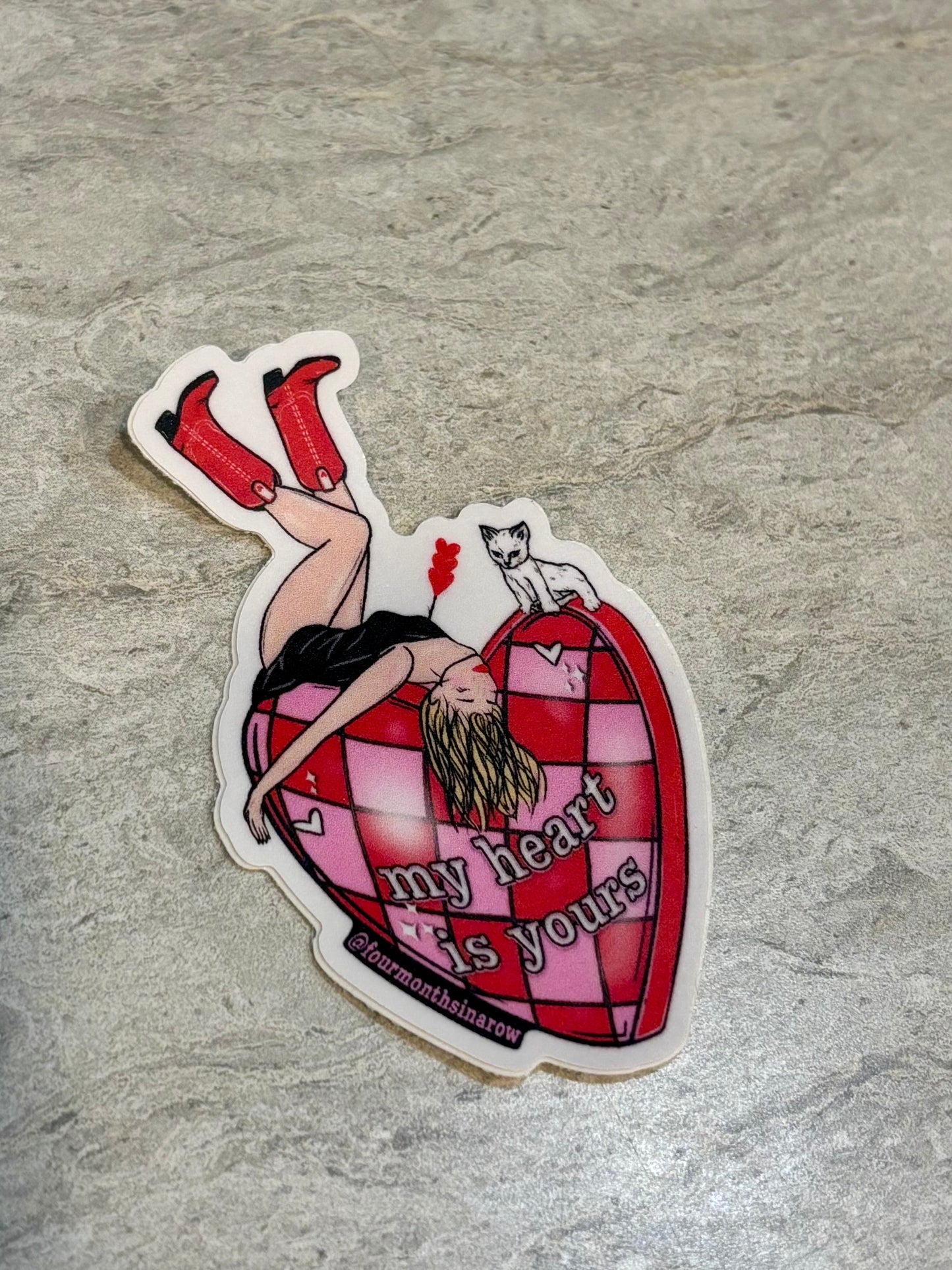My Heart is Yours Sticker