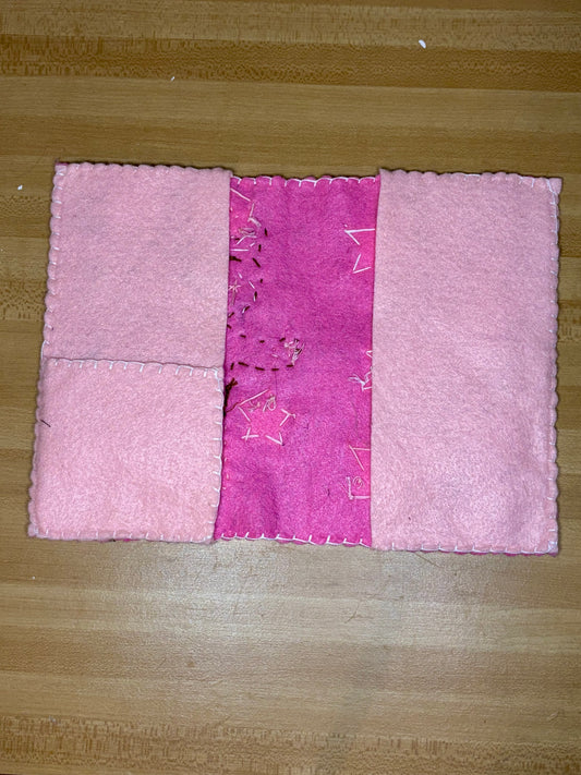 Ballerina Cat Felt Journal Cover