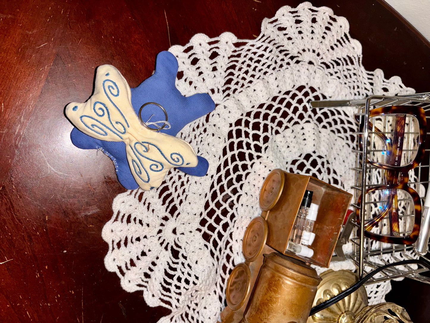 Four Months Plushie Keychain