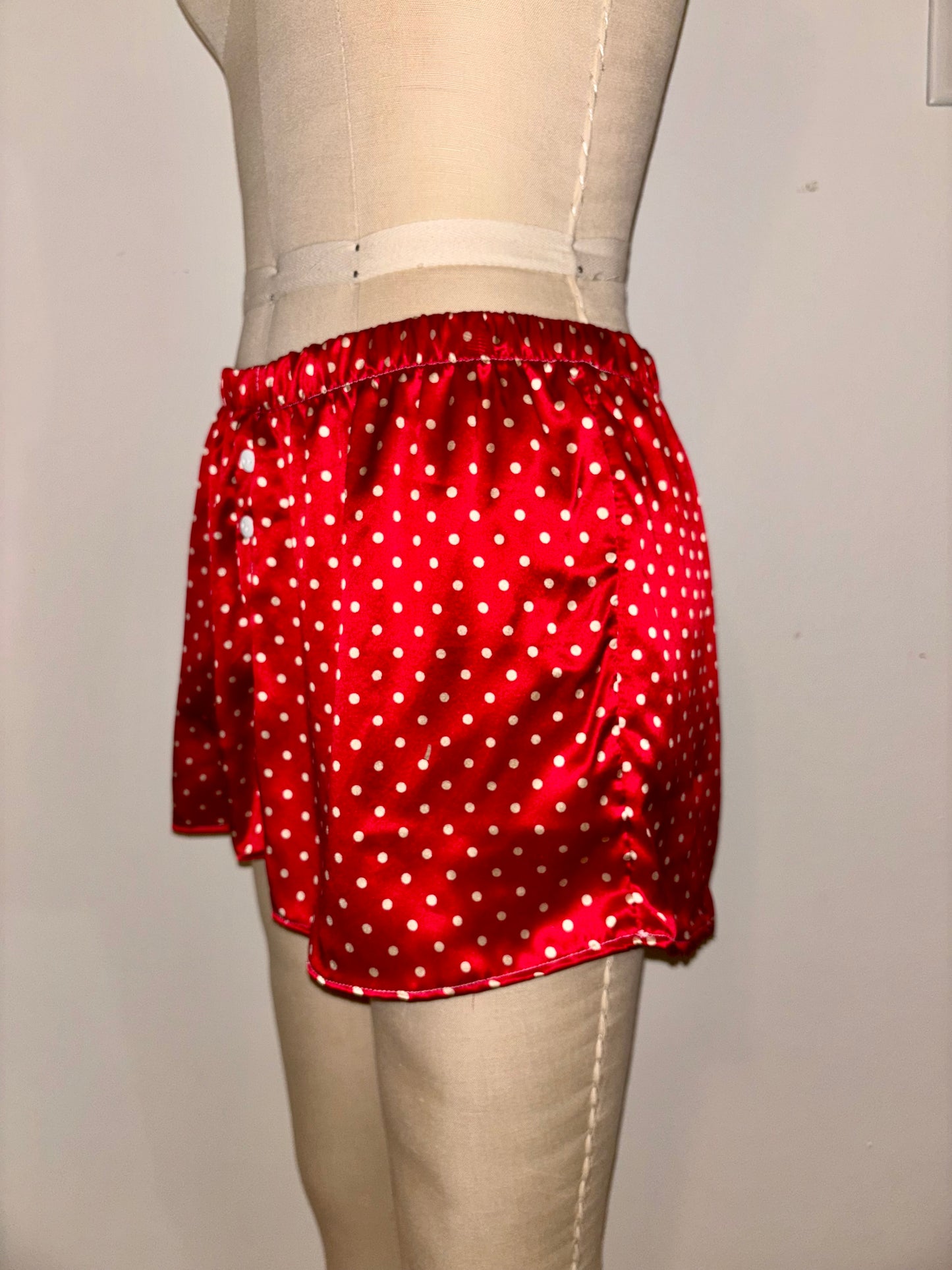 Red Polka Dot Boxers M