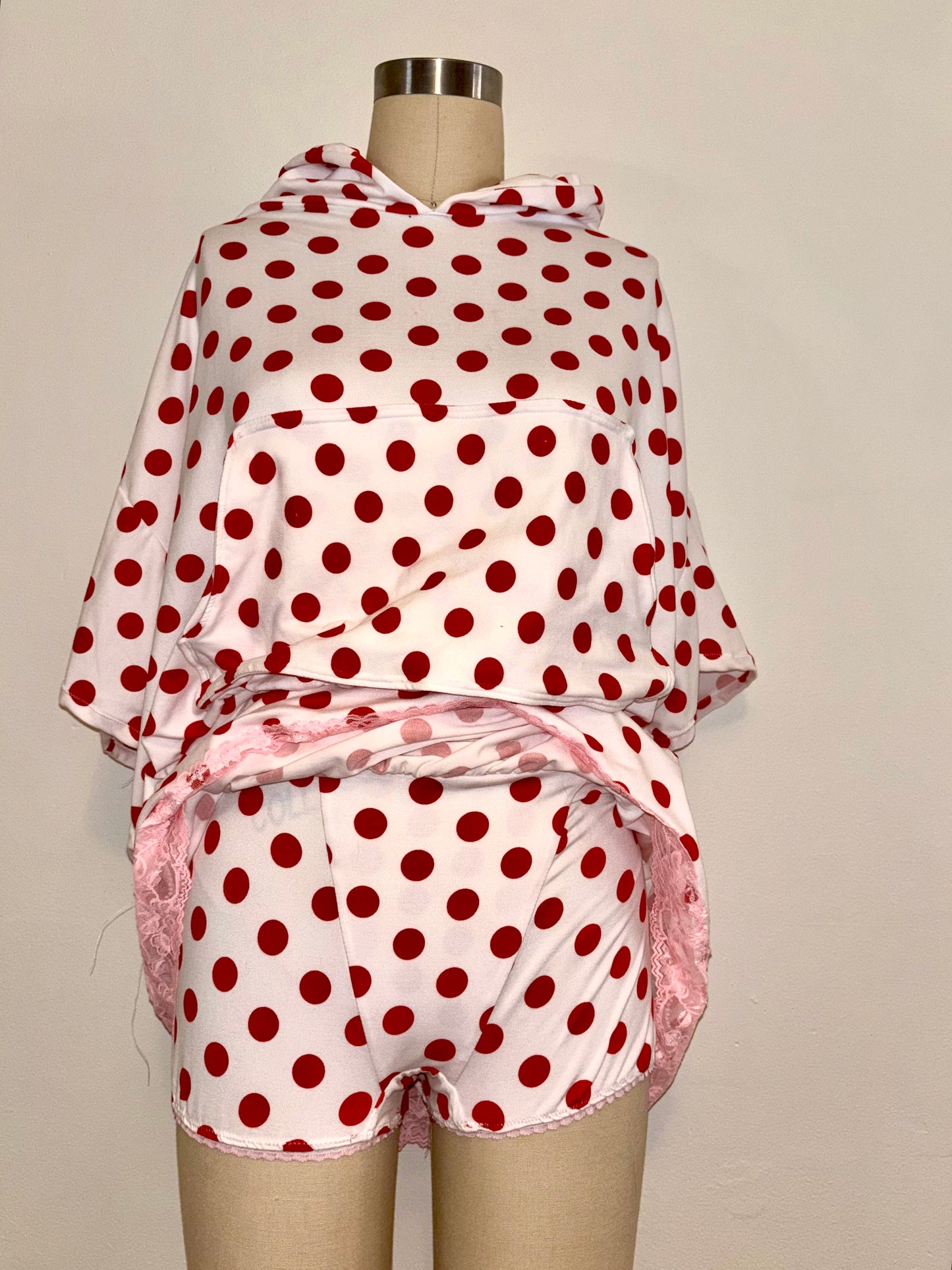 Red Polka Dot Skort XL