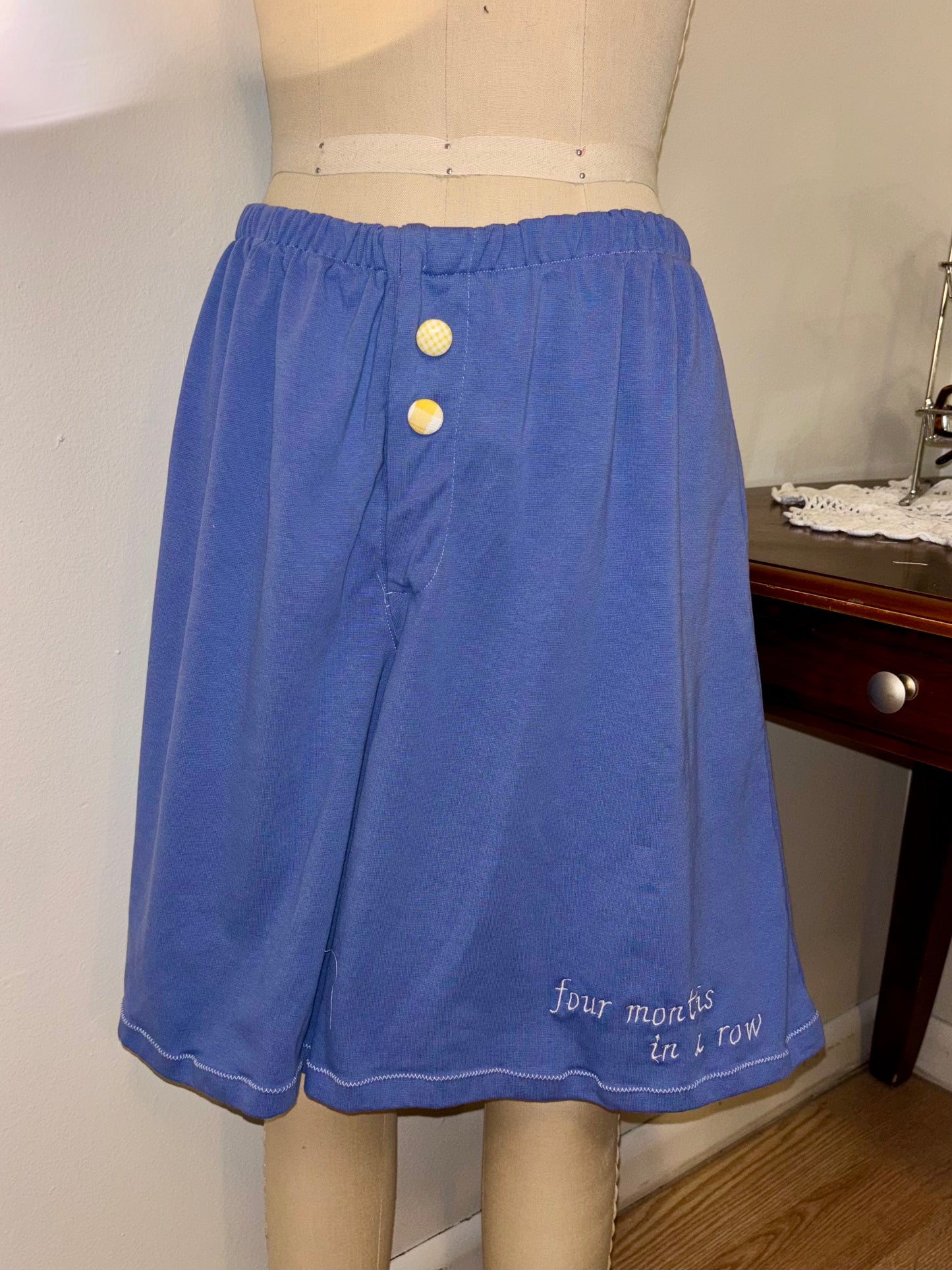 Blue Long Shorts Small