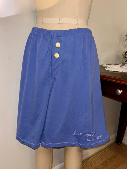 Blue Long Shorts Small