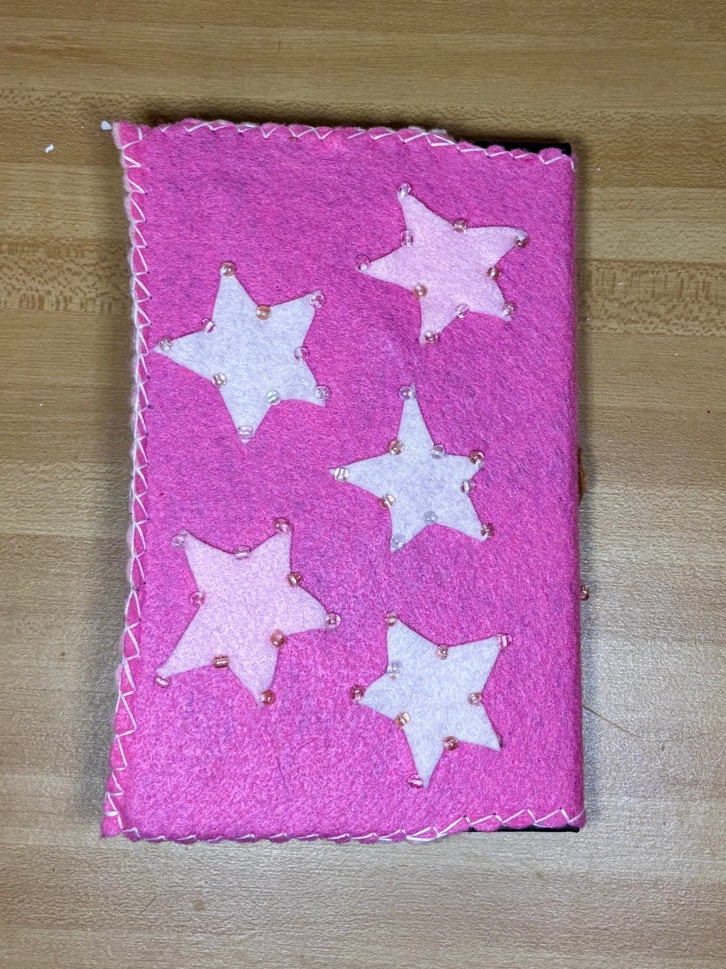 Ballerina Cat Felt Journal Cover