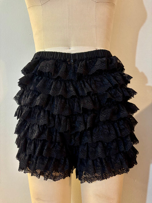 Black Ruffle Bloomers Medium