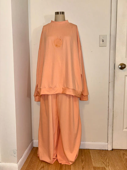 Four Months Coral Oversized Crew