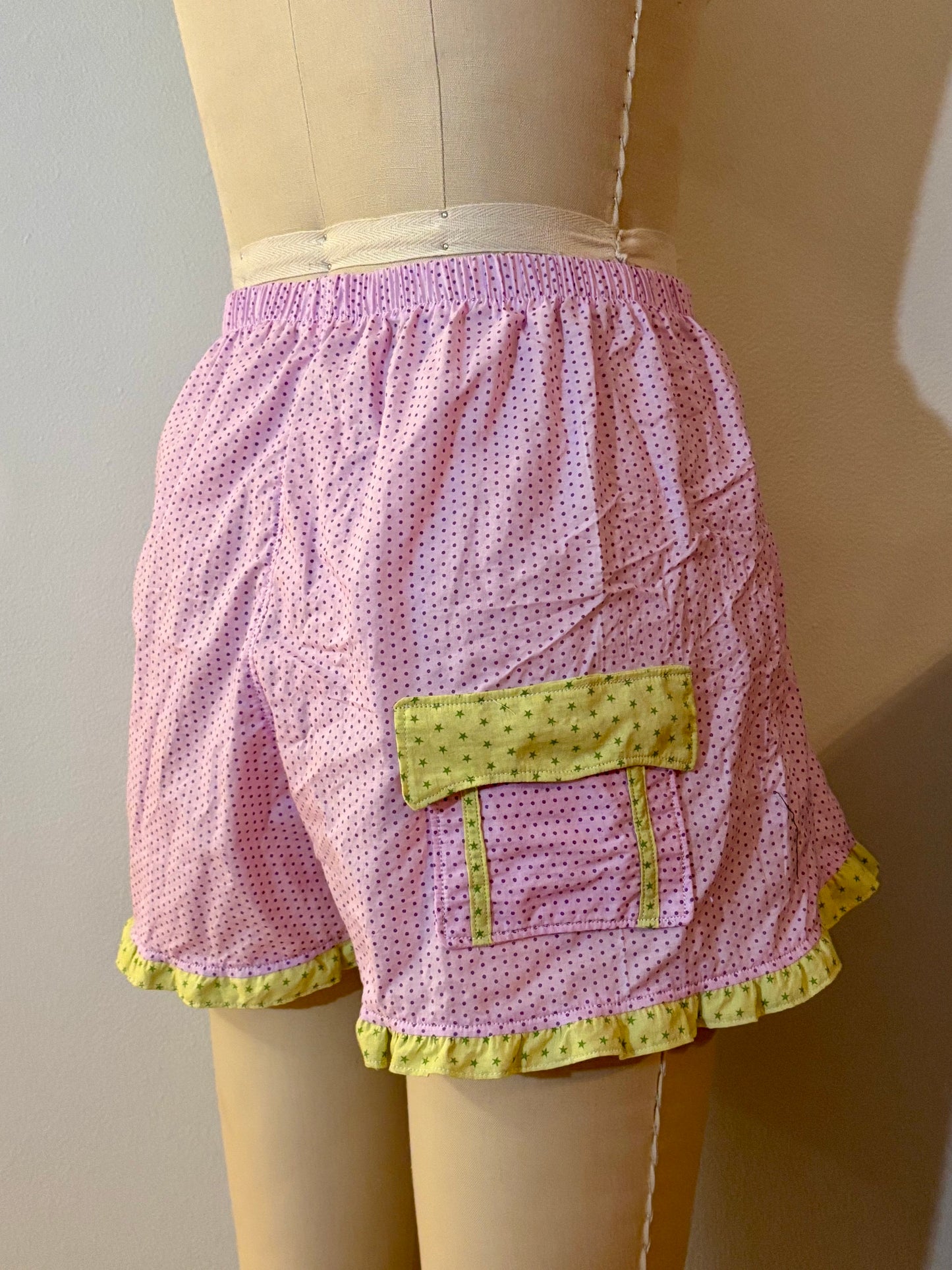 Pink Polka Dot Boxer Shorts Medium