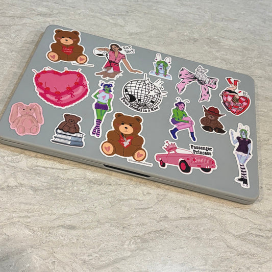 Alien Girl Trio Stickers