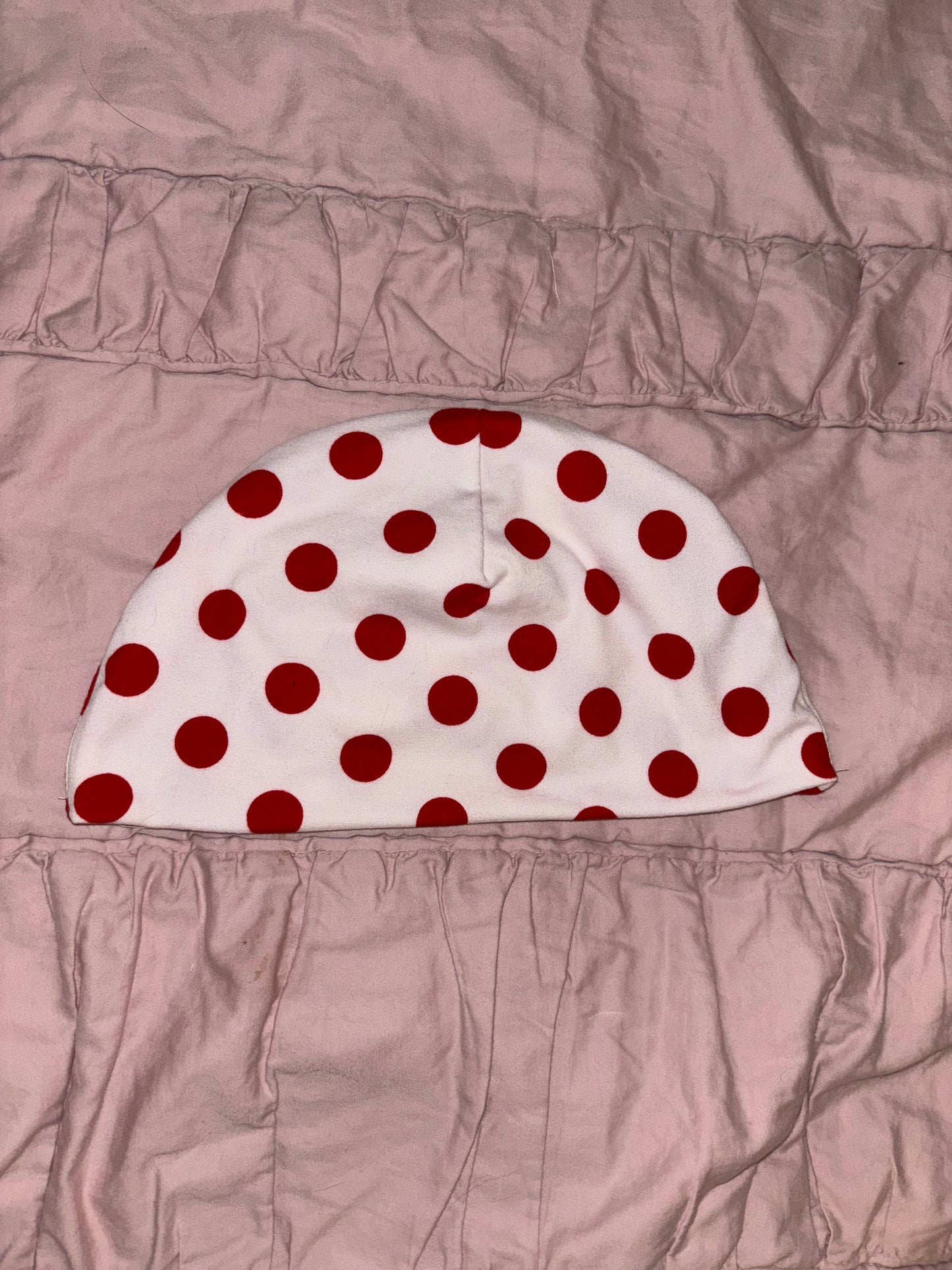 Red Polka Dot Beanie