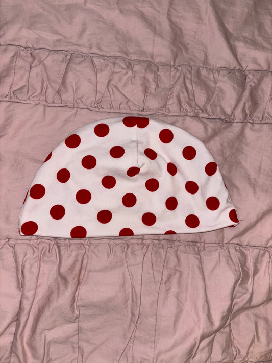 Red Polka Dot Beanie