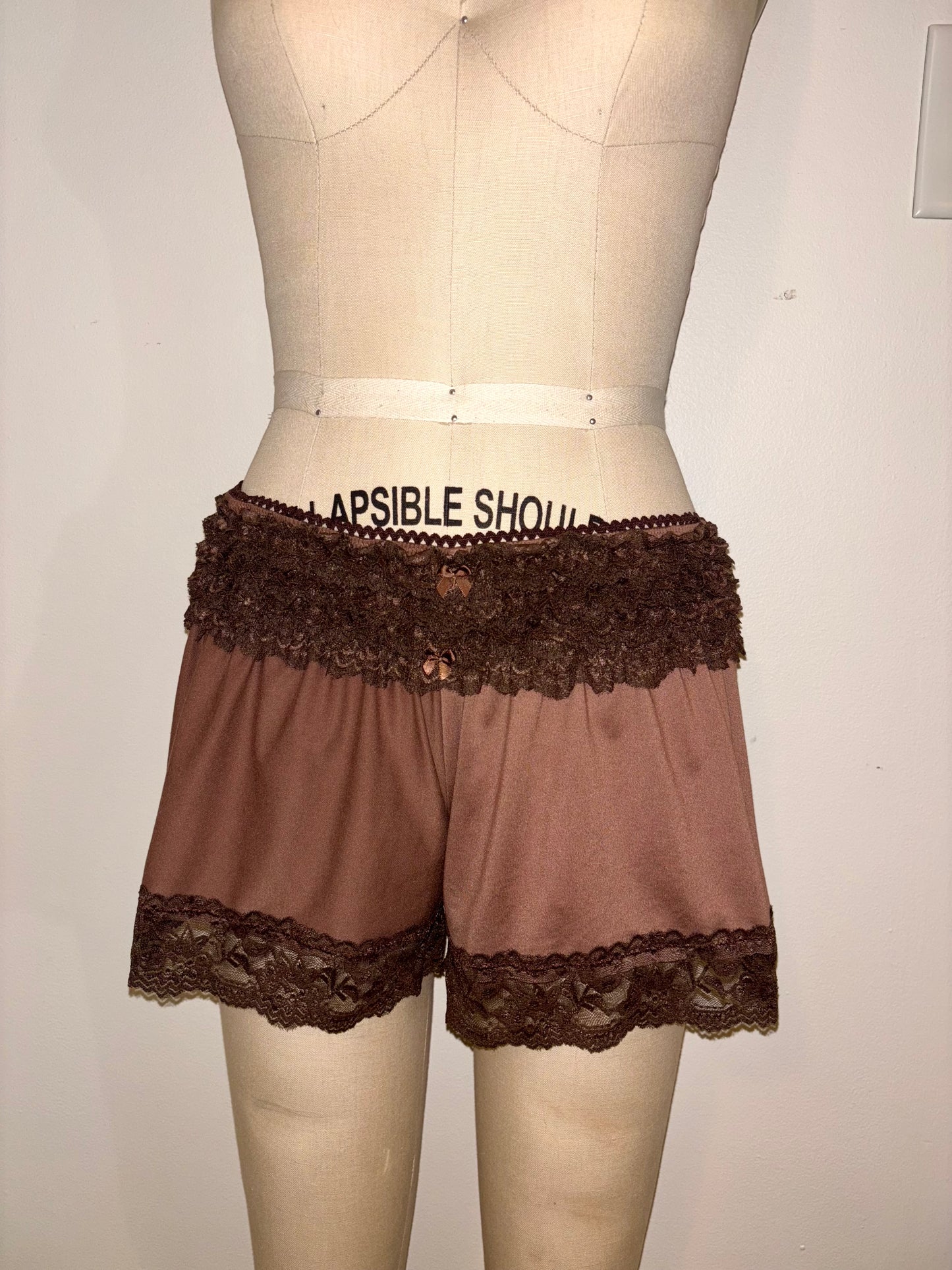 Chocolate Brown PJ Shorts M