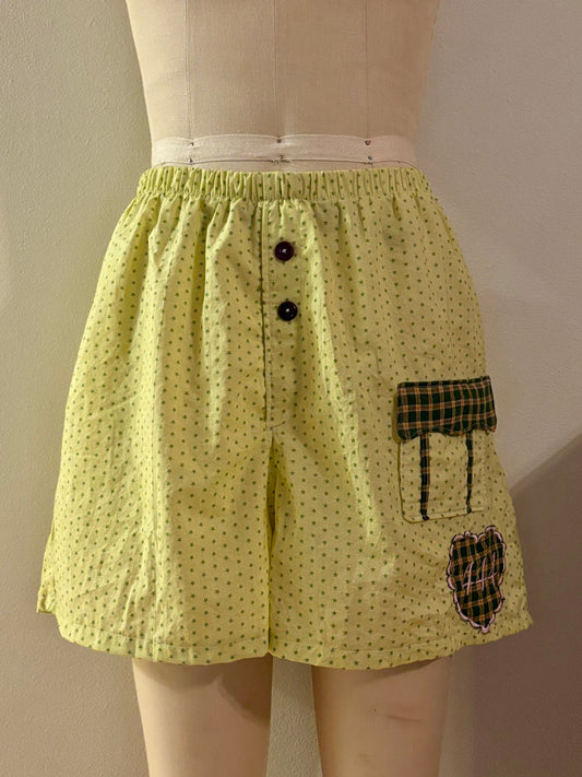 Long Yellow Star Boxers Large