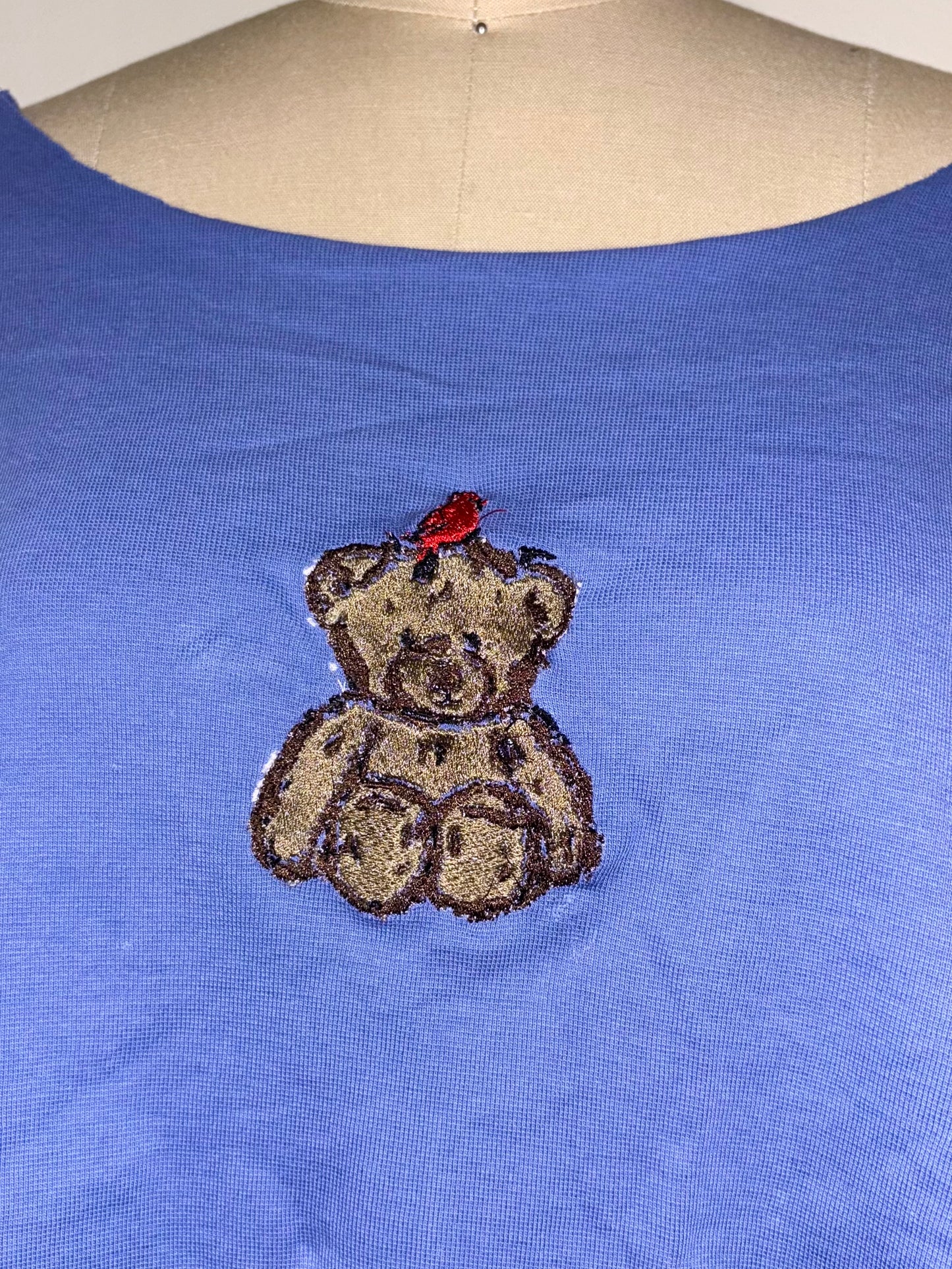 Cardinal Bear Raglan Top L