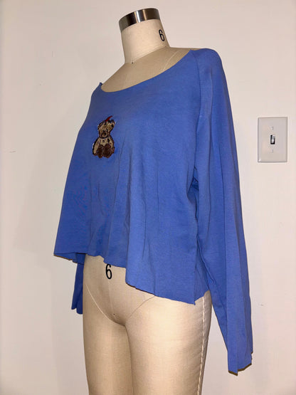 Cardinal Bear Raglan Top L