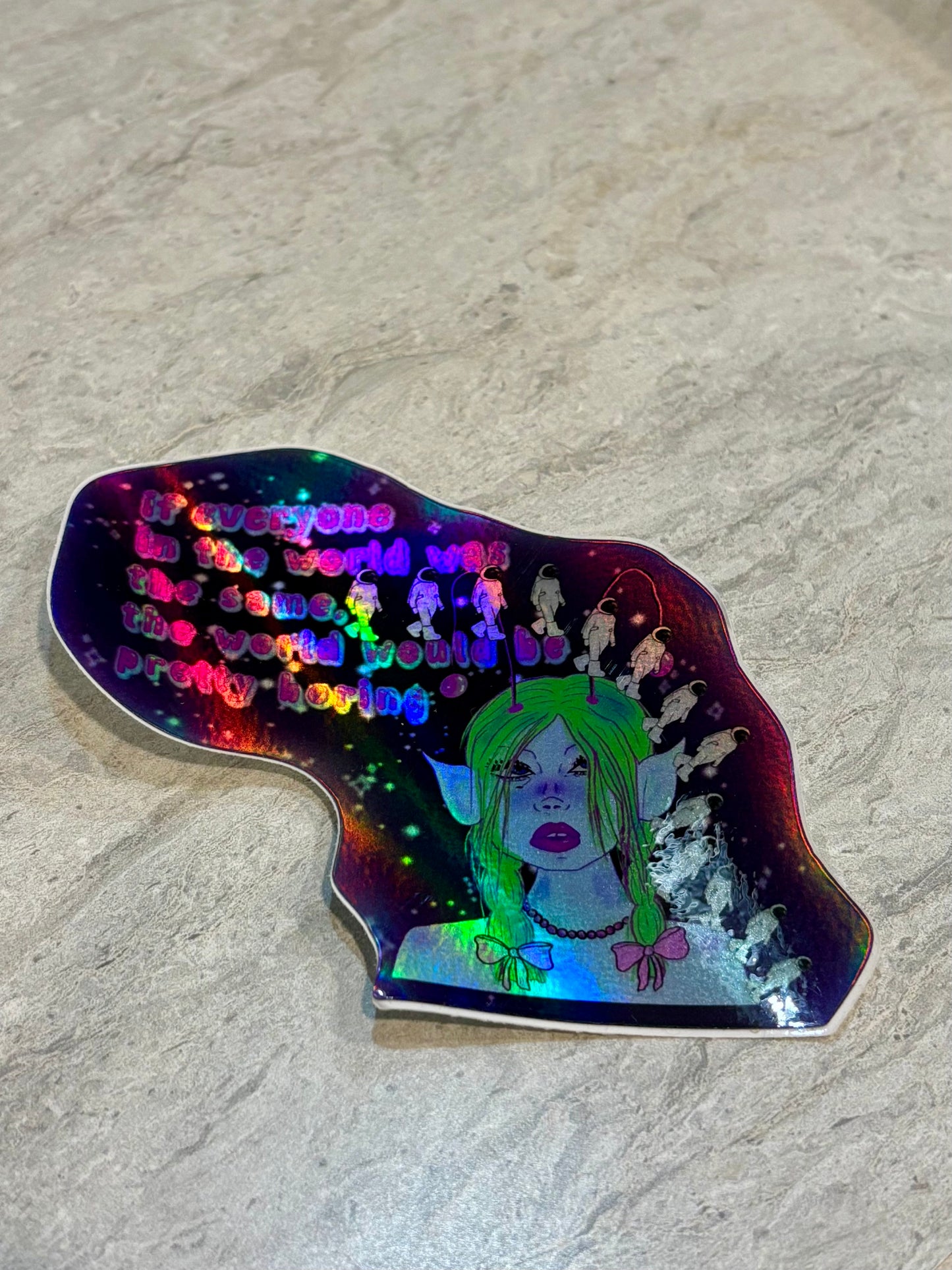 Be Different Sticker