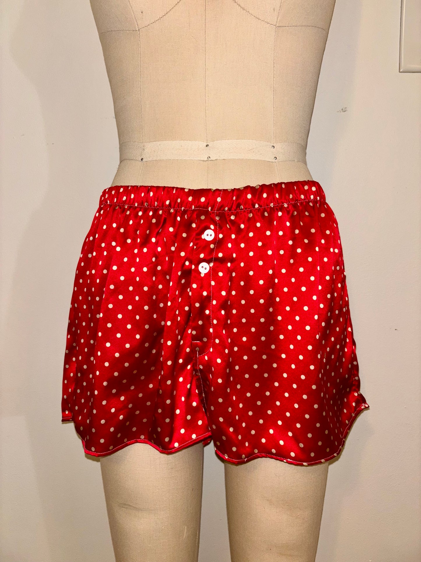 Red Polka Dot Boxers M
