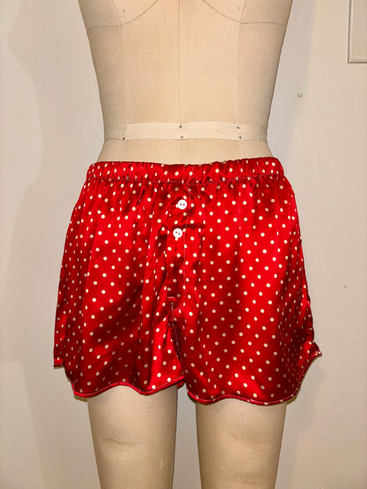 Red Polka Dot Boxers M